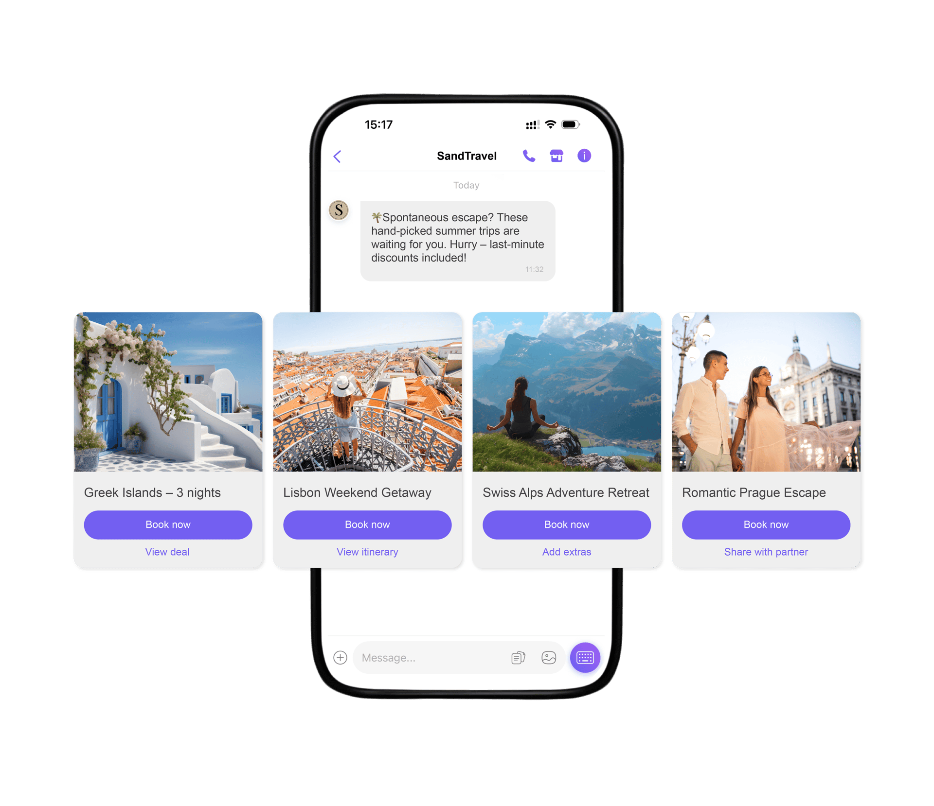 Viber Carousel - Travel